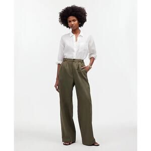 NWT Madewell The Harlow Wide-Leg Pant in Faded Ivy size 2